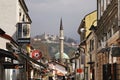 Bascarsija Ã¢â¬â old bazaar in Sarajevo. Bosnia and Herzegovina Royalty Free Stock Photo